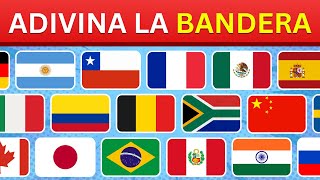 🚩🌍Adivina las Banderas de los Países Más Conocidos del Mundo💡 Quiz País - Geografía