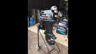 40hp parsun 2 stroke outboard review and tank test