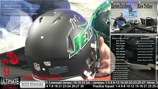 Aaron Rodgers Jets Authentic Helmet - 10/30/2024 12 P.M. Live Breaks