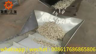 Egypt frying snacks testing video 1-2 - Jinan Sunrising machinery