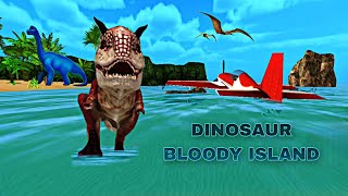 MY PLANE CRASHED ON ISLAND OF DINOSAURS | DINOSAUR BLOODY ISLAND GAMEPLAY #1