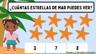 ¡A Contar en la Playa! | Canta y Aprende 🎶Video Educativo