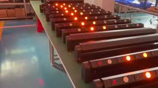 Six-eye moving head line laser light test shipment