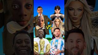 Rip Pele, Tangy, Mr Been VS Messi, Liv Morgan, Dominik Mysterio 👿 #comparison