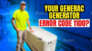 What's REALLY Causing Your Generac Generator Error Code 1100?