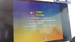 XGRA PS2 Save Icon is Deleted