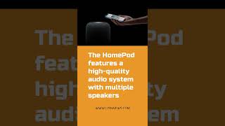 "Apple HomePod: A Smart Speaker with High-Quality Audio and Siri Integration" #shorts