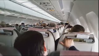 Avión con Mucha turbulencia causa Terror en los pasajeros 🔴 Airplane with Turbulence Causes Terror