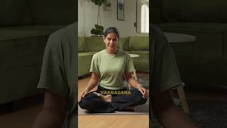 Control Diabetes Effectively with Vakrasana | Yoga for Diabetes #herbalcart #yoga #ytshorts