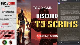 Introducing Our Amazing Discord Server and T3 Announcement for BGMI!