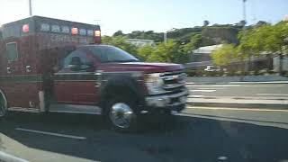 Central Marin Fire Department Medic 14 Responding