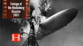 Rare Real Film Footage of the Hindenburg Disaster, 1937