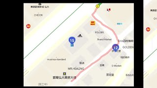 [韓國 首爾 自由行] 弘大 從弘大站9號出口 Hongik Univ.  走到 弘大大使美居酒店 Mercure Ambassador Seoul Hongdae 線路二