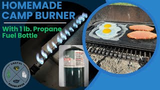 Homemade Pipe Burner for Camping | Useful Knowledge