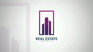 tutorial vector logo. real estate