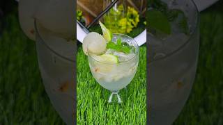 Litchi Mojito 😍🍹| Summer Drinks ☀️🍸 #shorts #litchi #summerdrinks #youtubeshorts #ytshorts #lichu