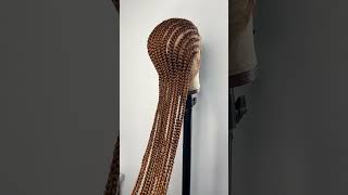 Full lace cornrow wig