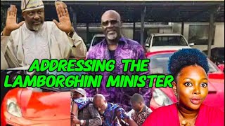 Addressing the Lamborghini minister about Ghana