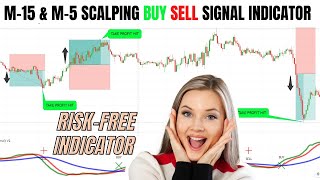 Risk-Free M-15 & M-5 Scalping Buy Sell Signal Indicator | Day Trading Risk-Free Forex Scalping Setup