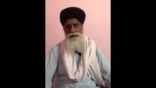 Gurnam Singh Bandala speaks about Prof. Davinderpal Singh Bhullar and Bapu Surat Singh Khalsa