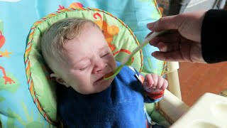 Baby Reacts to Tasting Baby Food for the First Time Ever!