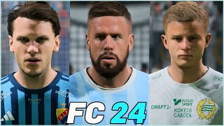 FC 24 | ALL SWEDEN ALLSVENSKAN REAL FACES