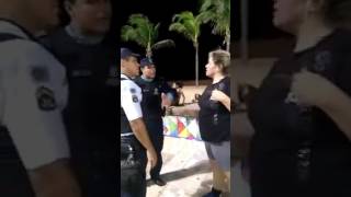 Vídeo mostra policial agredindo advogada na Avenida Beira-Mar, em Fortaleza