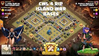 TH12 War Attack Strategy 2019 | Kill Island War Bases | RIP Island War Bases - Clan war League 4