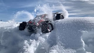 XRT and Mini Revo snow rippin