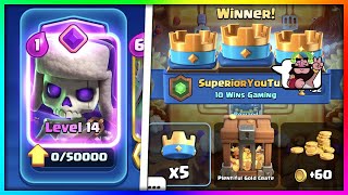 The *BEST* Evolved Skeletons Deck in Clash Royale