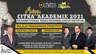 MAJLIS PERASMIAN PENUTUP MINGGU CITRA AKADEMIK 2021 (2 DIS 2021)