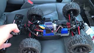 TRAXXAS E REVO 1/16 TH VXL VELINION 4000 KV 8 TURN ELECTRIC BRUSHLESS TRUGGY (3S IN PARALLEL) 65.2 !