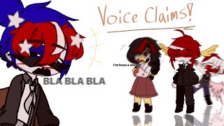 My CH voice claims! [] Countryhumans [] THIS IS OLD STOP WATCHING THIS SGHIT RHAHH