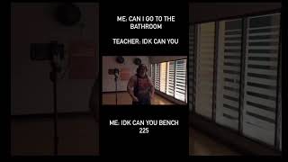 Can you? teacher 🤠 #fypシ #gym #samsulek