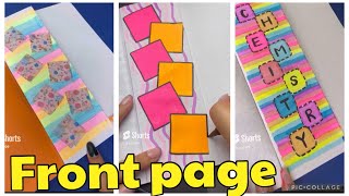 ✨9 Front Page Design Ideas💜📝|| KADDI ART AND CRAFT