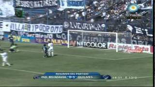 INDEPENDIENTE RIVADAVIA (MZA) 0 QUILMES 1