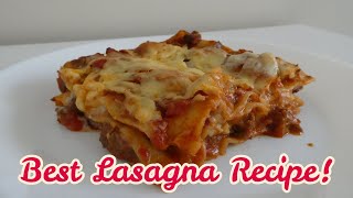 Quick and Easy Lasagna