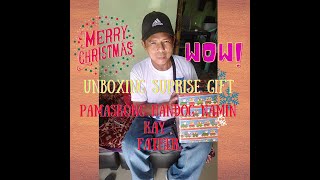 unboxing suprise gift pamaskonghandog namin kay father @lyntatatv