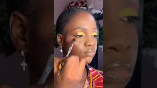 STEP BY STEP MAKEUP TUTORIAL 😲🍫🍫#MAKEUP #youtubeshorts #blackgirlmagic #bridal