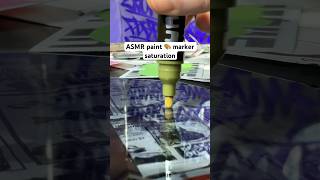 Satisfying paint 🎨 marker saturation #asmr #paint #satisfying