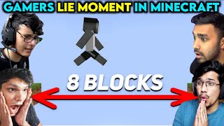 Gamers Lie Moment in Minecraft || Lie Moment