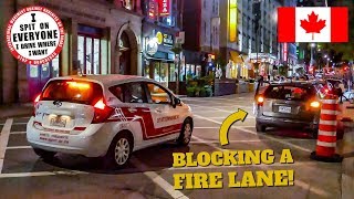 Stop a Douchebag Canada / MTL.911 - "No Parking Bro!" - Stopping in Front of a Fire Station