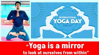 International Yoga Day Special Wishesh 2023 | What We Learn From Yoga | PM Yugendhar | PMR News