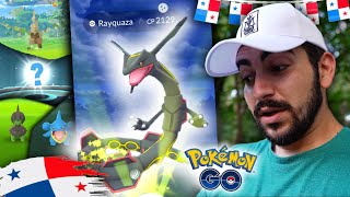 SHINY LUCK IN PANAMA?! Rayquaza Raids & Ultra Unlock Dragon Week! (Pokémon Go)