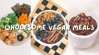 What I eat in a day || vegan air fried sushi balls | chocolate pudding & more