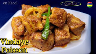 Recette Vindaye Poisson Facile (en Kreol 🇲🇺)