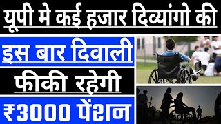 इस बार कई हजार दिव्यांगो की दिवाली फीकी रहेगी | Up divyang pension kab aayegi | divyang pension up