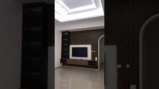 Modern Media Wall Design | Perfect Living Area #livingroomdecor #trending #decoration #shorts #viral