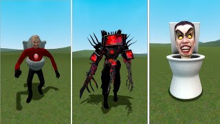 G MAN SKIBIDI TOILET COMBINED VS TITAN TV MAN EVOLUTION In Garry's Mod!