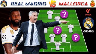 🔴 REAL MADRID VS MALLORCA | REAL MADRID POTENTIAL LINEUP LA LIGA 23/24 MATCHDAY 19